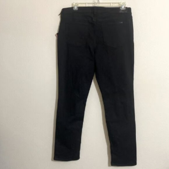 JEN7 by 7 for All Mankind Women’s Slim Straight Black Jean Pants Size 16 - Picture 4 of 10